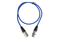 XLR Male to XLR Female Patch Lead 3 Pin Balanced Choice of Length & Colour